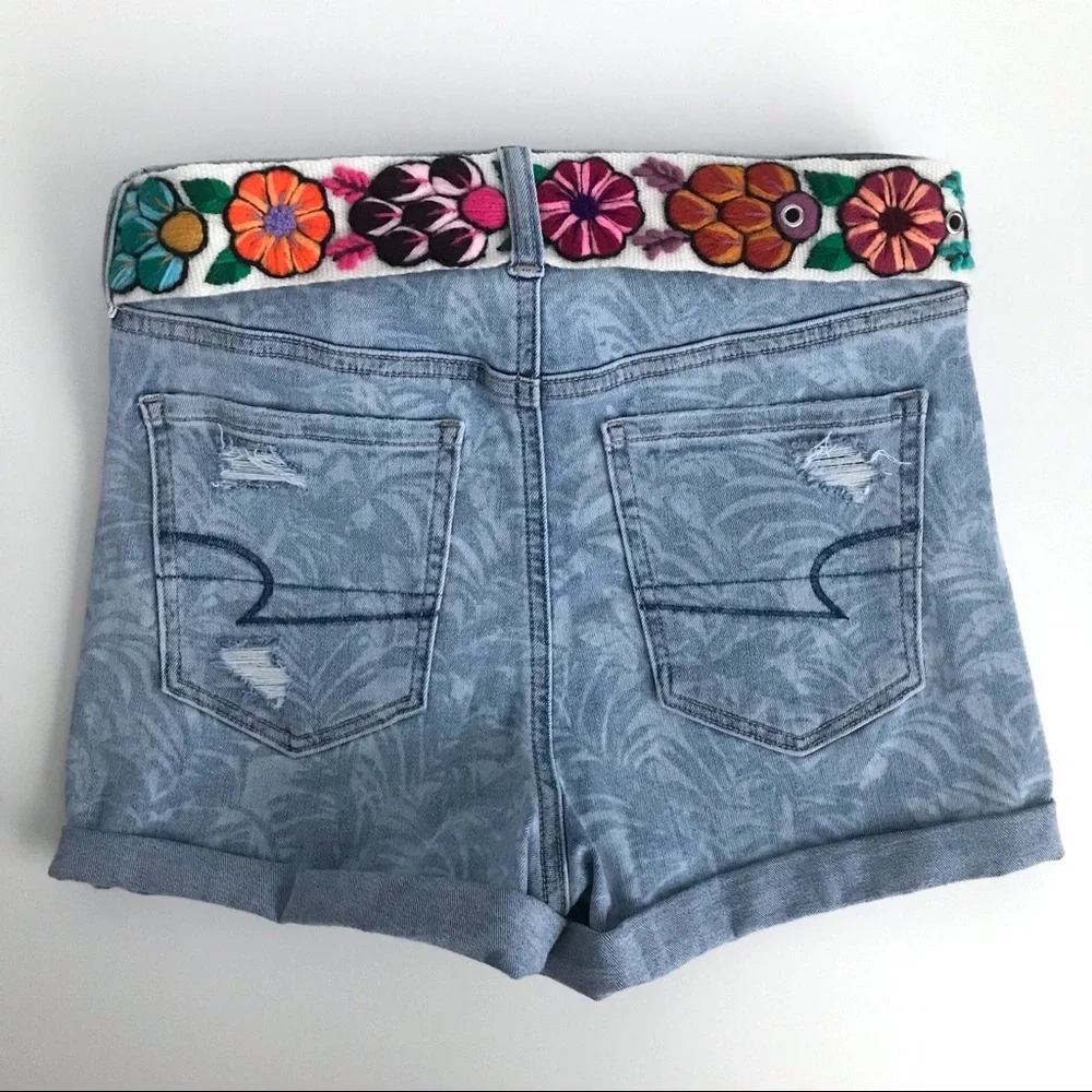 Boho Festival Embroidered Floral Belt - Picture 2 of 9